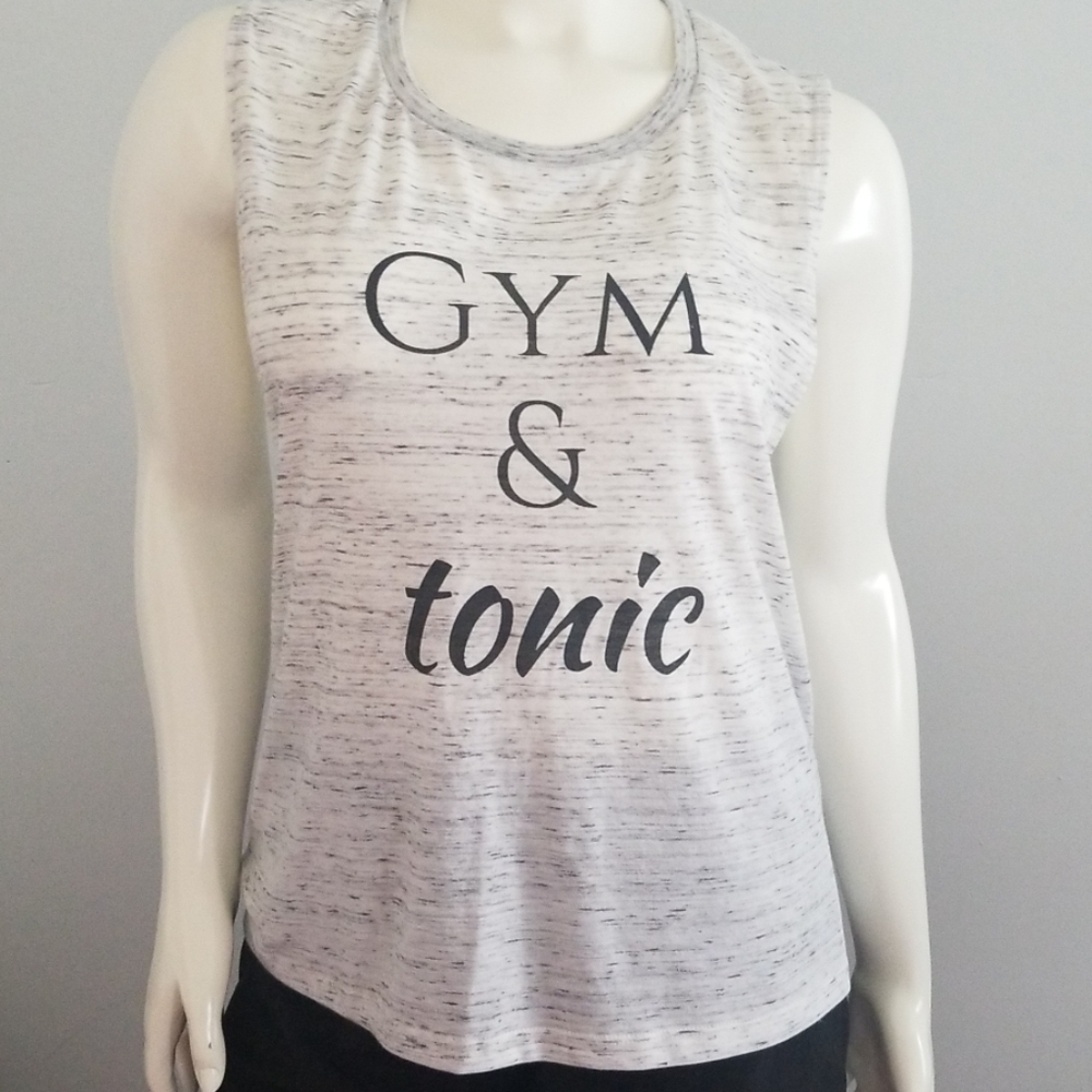 Workout Tank Gym & tonic Gray Size L